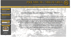 Desktop Screenshot of premium-militaria.de